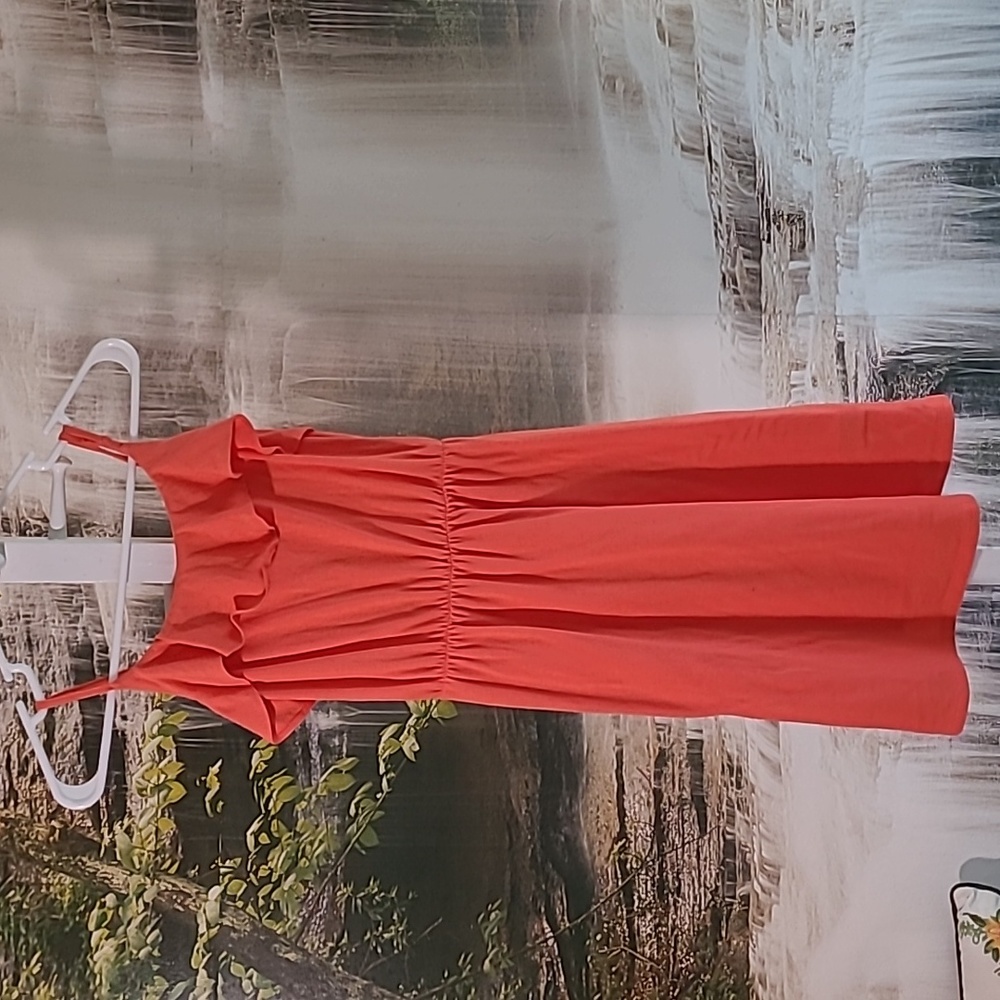 Mossimo Supply Co Girls XS spaghetti strap orange summer sundress